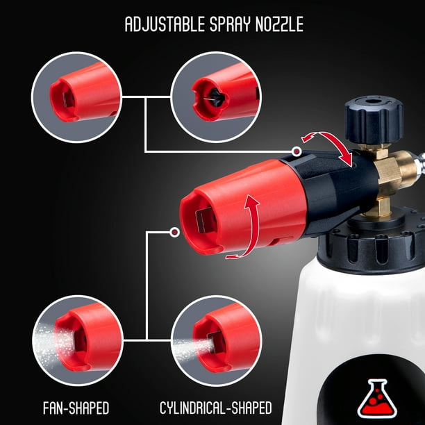 Suds Lab F1 Professional Foam Cannon Pressure Washer 32oz Bottle