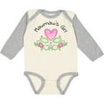 thumbnail image 3 of Inktastic Mawmaw's Girl Heart Flowers Girls Long Sleeve Baby Bodysuit, 3 of 5