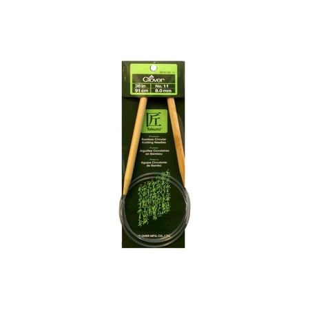 UPC: 0051221253423 | Clover Takumi Bamboo Circular Knitting Needle 11 (8mm)