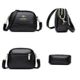 thumbnail image 4 of Bolsos de mano de piel sintética de cocodrilo de calidad con bolsillos y cremallera de 3 capas para mujer, bolsos de hombro tipo bandolera, bolso ligero de lujo para mujer, 4 of 6