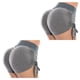 thumbnail image 1 of Qarigey Pantalones cortos de nido de abeja de cintura alta de melocotón para levantar la cadera, mallas cortas para gimnasio, entrenamiento Gris S 2Conjunto, 1 of 6
