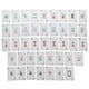 thumbnail image 1 of 1 Set Waterproof Playing Cards Plastic Poker Mah-jongg Cards Tool Entertainment Prop for Home Bar Office, 1 of 3