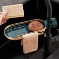 thumbnail image 3 of Faucet Sponge Holder with Towel Bar, Holder Sink Caddy Organizer for Kitchen, 3 of 5