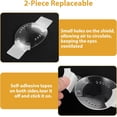 Thinp 2-Pack Clear Eye Shields – Breathable Plastic Eye Patch For After Cataract Surgery Or Lasik, Comes With Tape, Comfortable & Easy To Use