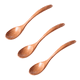 thumbnail image 1 of Cuchara de madera mango largo cuchara de arroz de madera maciza cuchara de postre cuchara y tenedor hechos a mano vajilla Vhermosa, 1 of 5