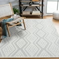 thumbnail image 2 of Cream Geometric Area Rugs for Living Room Washable Rugs Boho Moroccan Area Rug Soft Neutral Geometric Bohemian Carpet Distressed Indoor Rug for Bedroom Dining Room Office Foldable Nonslip Rug, 2 of 9