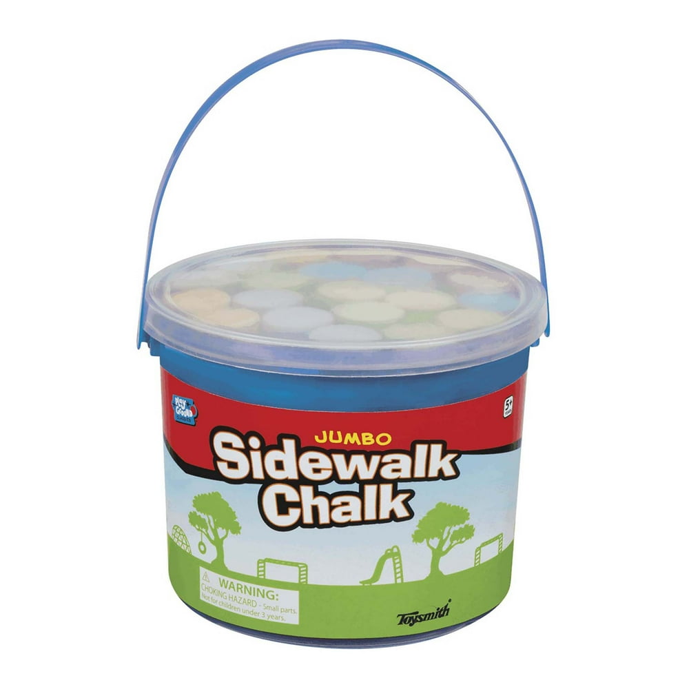 Toysmith Jumbo Sidewalk Chalk 20 Pieces Walmart Walmart