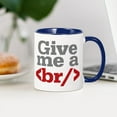 thumbnail image 3 of CafePress - Give Me A Break HTML Mug - 11 oz Ceramic Mug - Novelty Coffee Tea Cup, 3 of 4