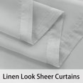thumbnail image 5 of LUSHVIDA 54 x 84 inch Waterproof Outdoor Sheer Curtains for Patio, 5 of 5