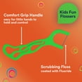 thumbnail image 4 of Floss Picks DenTek Fun Flossers para niños, sabor a frutas silvestres, 90 unidades, 4 of 9
