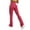 Red, variant on Female Women Pants Casual Womens Dress Pants Petite Pull On Women's Flare Yoga Pants High Waisted Leggings Workout Casual Bootcut Pants M