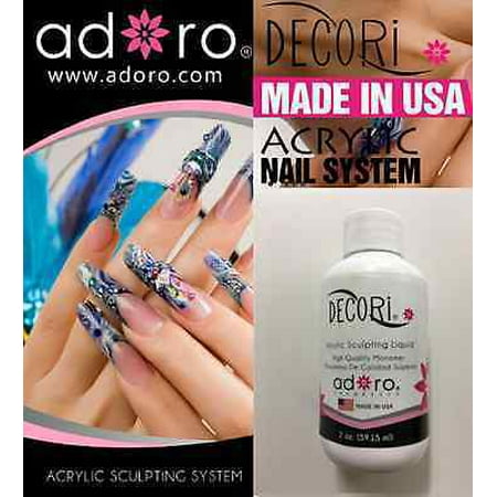 2 Oz Monomer Liquid Adoro Professional Acrylic Nail Made Usa Like 2 Oz Monomer Liquid Adoro Professional Acrylic Nail Made Usa Like Mia Secret Free Temporary Body
