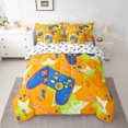 thumbnail image 2 of Erosebridal Game Controller Bedding Twin Size, Cartoon Gamepad Bed Set, Boys Gaming Reversible Bed in a Bag Twin size, Microfiber Room Decor, 7 Pieces, 2 of 7
