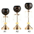 thumbnail image 2 of 1 Pcs Crystal Candle Holders Candlesticks for Dining Room Wedding Table Centerpieces, 2 of 9