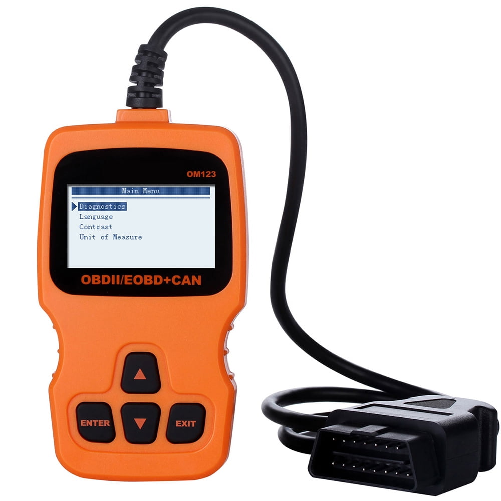 OM123 OBD2 Automotive Scanner Car Diagnostic Tool ODB2 Auto Scaner Read Clear Engine Fault Light