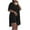 Black, variant on Women Casual 2 Piece Outfits Loose Flowy Short Sleeve Side Split Tunic Shirt High Waist Biker Shorts for Loungewear Daily Wear Red XL