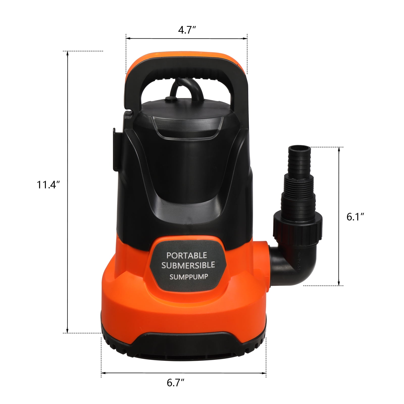 UBesGoo 750W 1HP Sump Pump, 3500 GPH Submersible Pump Water Pump, Swimming Pool Garden Pond Drain