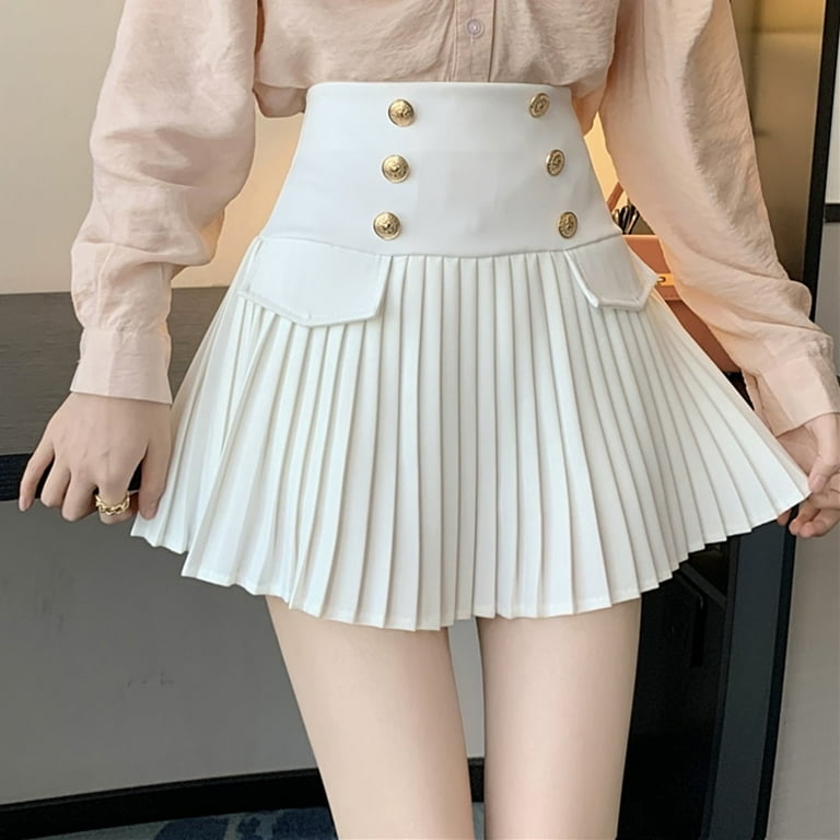 Pleated skirts knee shop length 6 months