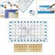 thumbnail image 1 of Kit de acolchado con cortador giratorio Regla de patchwork de acrílico para tela, manualidades, costura, patchwork, recorta los márgenes de costura pr 6.5x12in Baoblaze Regla para acolchar, 1 of 7