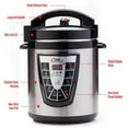Power Pressure Cooker XL, 6Quart Multifunction, Multipurpose Digital