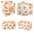thumbnail image 3 of 1 Pc Women Portable Clear Makeup Bag for Vacation Business Travel Orange, 3 of 4