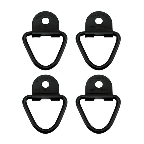 Truck Tie Down Anchor Points Cargo Tie Down Anchors Alloy Steel Tie Down D-Ring for Cargo on Trucks Pickups Trailers Super Strong Load-bearing Capacity, Suitable for Towing,