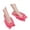 Hot Pink, variant on Animal Slides for Women and Men Bear Foldable Travel Slippers, Portable Cute Animal Slide Sandals with Non-Slip Sole