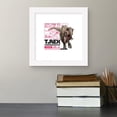 thumbnail image 4 of Gallery Pops Jurassic World - T. Rex Warning Sign Wall Art, White Framed Version, 12" x 12", 4 of 5