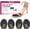 Black, variant on Ball of Foot Cushions, Metatarsal Pads, 2 Pairs Non-Slip Gel Pads, Prevent Foot Sliding, All-Day Comfort for High Heels, Sandals (Clear)