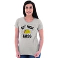 thumbnail image 4 of But First Tacos Tuesday Funny Food Womens Slim Fit Graphic Tee Brisco Brands S, 4 of 5