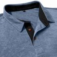 thumbnail image 4 of Men's Polo Shirts Short Sleeve Casual Summer Golf Shirts Classic Collared Shirt with Pocket 3XL, 4 of 5