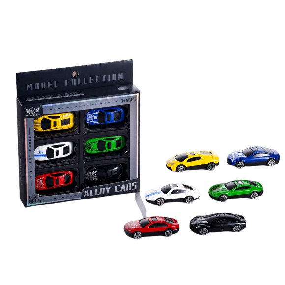 Alloy Car Toy Inertia Car Racing Engineering Car Fire Truck Sports Car Mini Alloy Car Car Model Tin CarXICEN