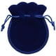 thumbnail image 1 of Mini Bolsas de Joyería VelvtyBlue 1Pza White 7x9cm Terciopelo Bolsa en Forma de Calabaza., 1 of 1
