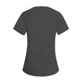thumbnail image 5 of Gytharion Scrub Tops Women Fashion Color Block Working Scrubs for Women Casual Short Sleeve V Neck Nursing Tops with Pockets Comfy Classic Working Uniform, 5 of 8
