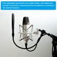 thumbnail image 5 of Uxcell 8" Gooseneck, 3/8" Female to 1/4" Male Thread Metal Universal Hose Flexible Arm Gooseneck Tube Extension Holder for Action Camera, Phone, Microphone, Black, 5 of 7