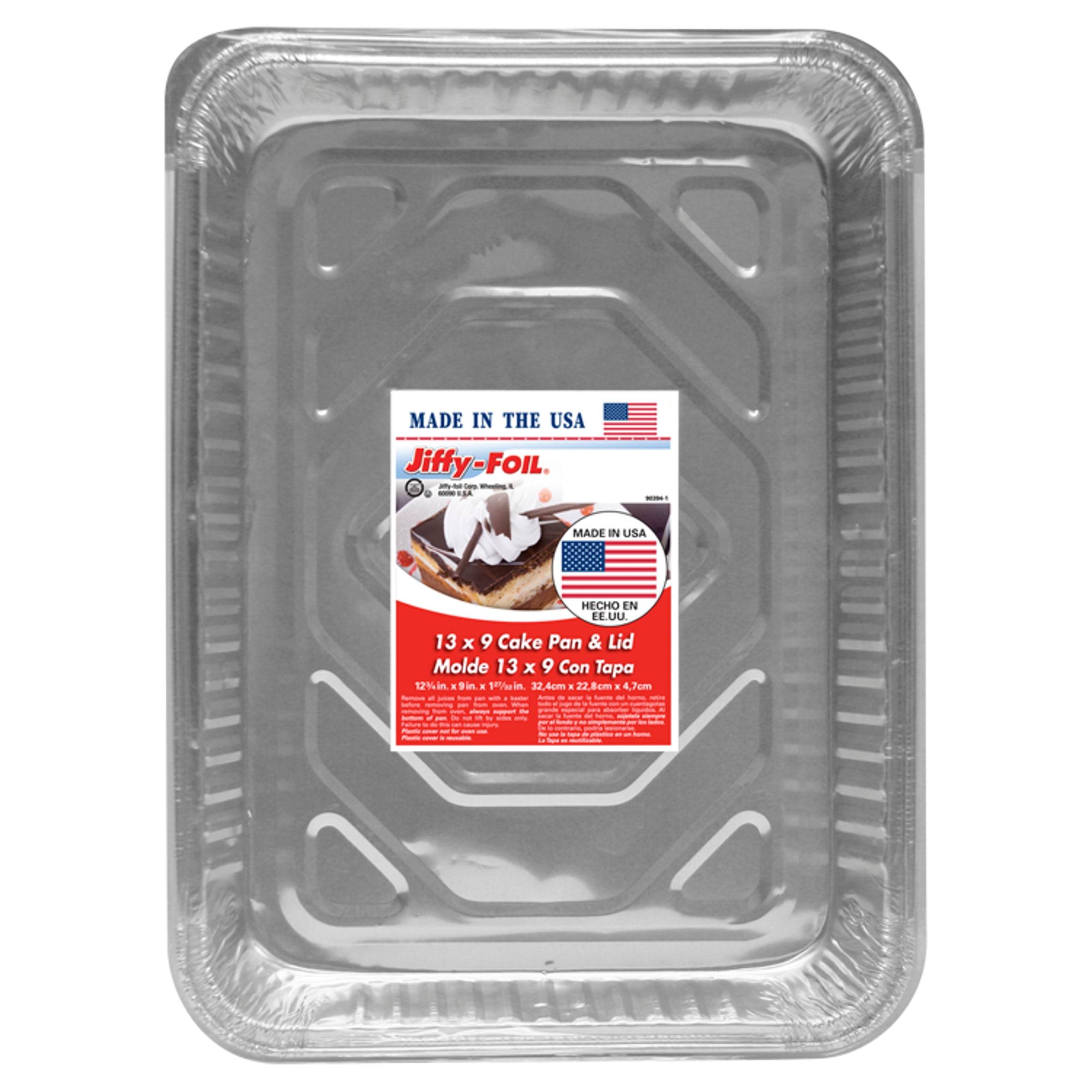 Jiffy-Foil 13 x 9 Cake Pan & Lid - Walmart.com - Walmart.com