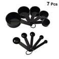 thumbnail image 2 of 10pcs Measuring Spoons Set Plastic Measure Spoon With Scale Kitchen Tool For Liquid Spice Powder (black), 2 of 3