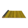 thumbnail image 2 of Ahgly Company Indoor Square Abstract Yellow Modern Area Rugs, 4' Square, 2 of 4