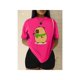 thumbnail image 1 of Playera Blusa De Capybara Enviando Un Corazon Ropa Chic Capibara Color Fucsia Talla Chica Marca Emil SaEs, 1 of 4