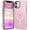 1-Pink, variant on Strong Magnetic for iPhone 11 Case Compatible with Magsafe, [13FT Drop Resistant] Translucent Matte Skin Feeling Back, Aluminum Alloy Keys Shockproof Phone Case iPhone 11, Frosted White