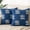 Indigo Lotus Bloom, variant on SHOPCREW Indigo Hand Block Printed Cotton Cushion Covers with Zipper Closure, Decorative Throw Pillow Covers for Sofa Couch Bed, 20x20 Inches, Pack of 4