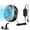 Black suction cup, variant on Usb Fan for Car Powerful Blower Air Circulation Adjustable | 3-Speed Electric Fan for Car Vehicle Truck RV Camping Home