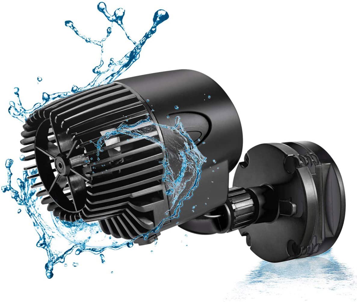 AQQA Aquarium Wave Maker Circulation Pump, Fish Tank Adjustable Mount Ultra Silence