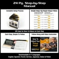thumbnail image 6 of MusicNomad Precision 6 pc. Guitar Setup Gauge Tool Set - Plus 24 pg. Instructional Booklet and Storage Case (MN604), 6 of 7