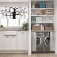 thumbnail image 5 of LALILO Kitchen Curtains and Valances Set of 3 36" Alphabet Window Treatment Tiers for Window Decor, 5 of 5