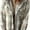 Gray, variant on ZOELNIC Women's Plaid Shacket Long Sleeve Fleece Hooded Jacket with Flap Pockets, S