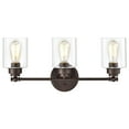 thumbnail image 6 of RADIANCE goods Transitional 3 Light Oil Rubbed Bronze Bath Vanity Fixture 23" Wide, 6 of 10