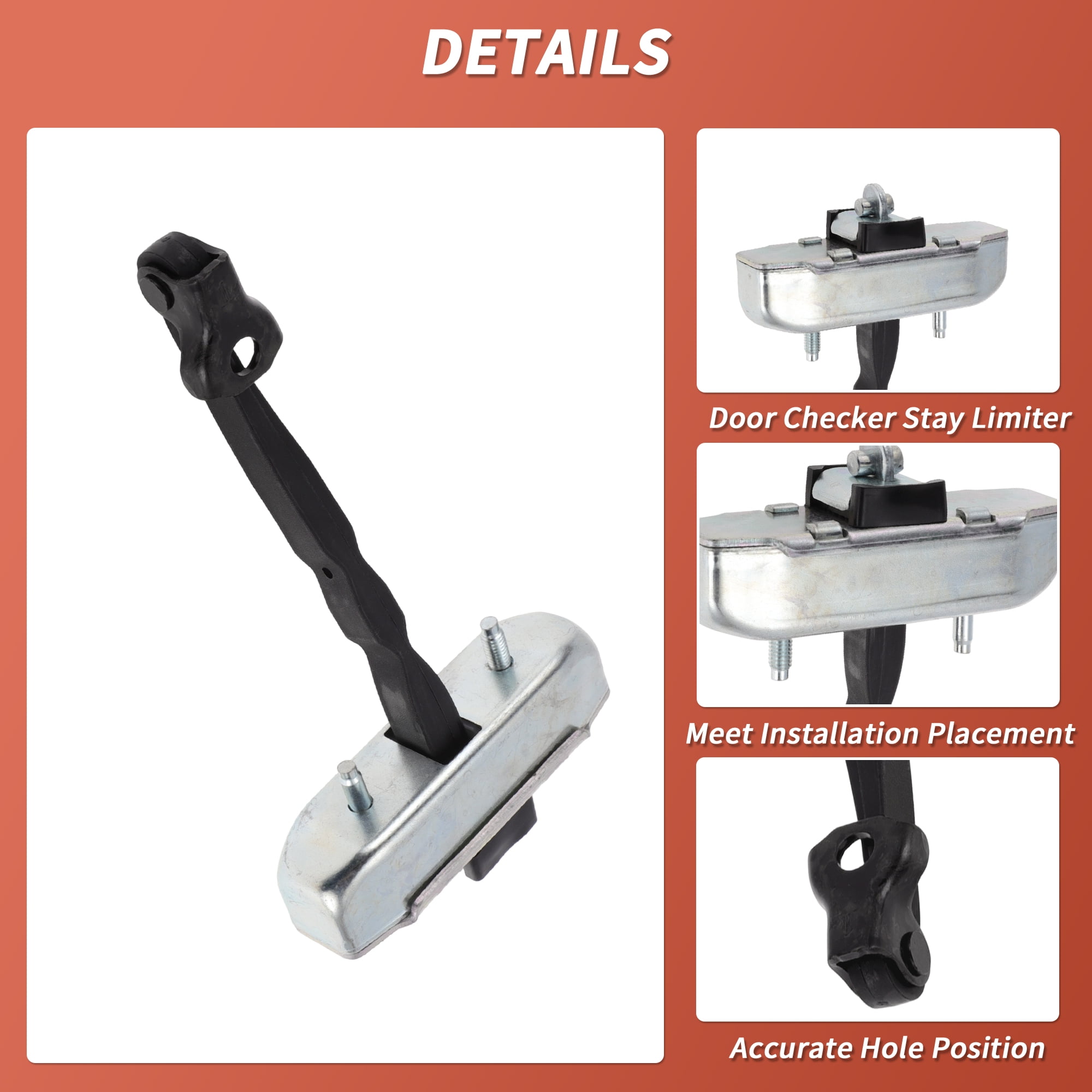 Unique Bargains Tailgate Door Check Strap Stopper Limiter for Toyota Rav4 2005-2014