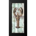thumbnail image 2 of Tre Sorelle Studios 12x24 Black Modern Framed Museum Art Print Titled - Antique La Mer Sea Creature Panel I, 2 of 5