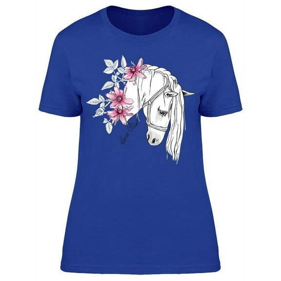 Beauty Portrait Of Head Horse  Tee Women's -Image by Shutterstock